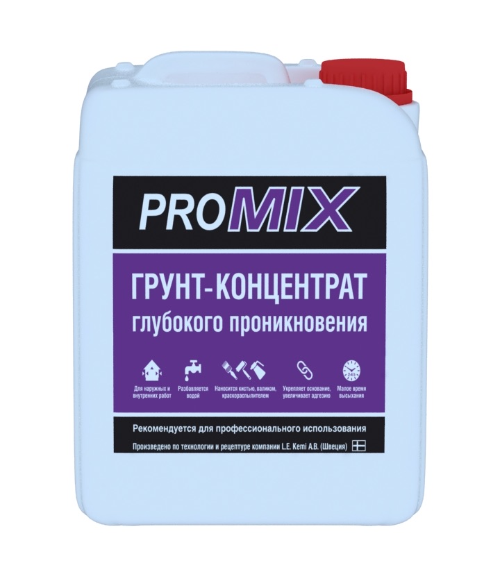 Грунт-концентрат глубокого проникновения Promix